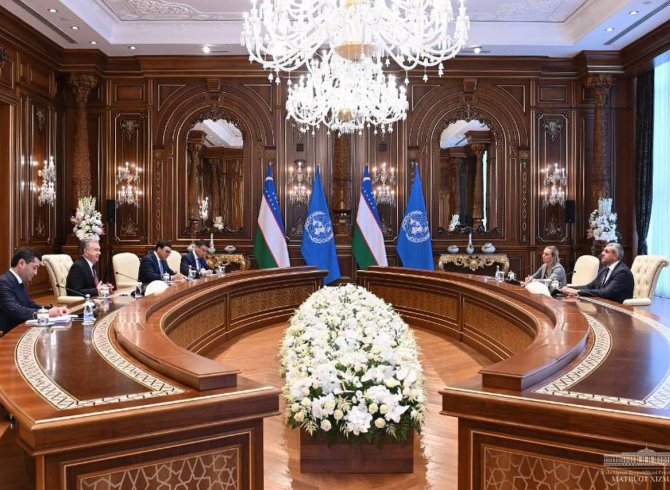 Президенти Ӯзбекистон ба сатҳи ҳамкориҳои гуногунҷанба бо Созмони умумиҷаҳонии сайёҳӣ баҳои баланд дод 