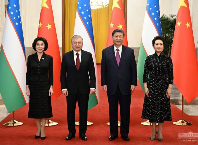 Маросими истиқболи расмии Президенти Ӯзбекистон баргузор шуд 