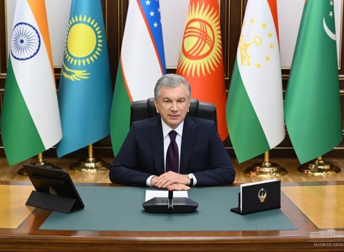 Президенти Ҷумҳурии Ӯзбекистон дар ҳамоиши «Ҳиндустон – Осиёи Марказӣ» иштирок кард 