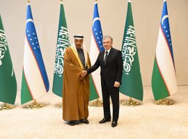 Президенти Ӯзбекистон имкониятҳои васеи рушди ҳамкориҳои мутақобилан судмандро бо Арабистони Саудӣ қайд намуд