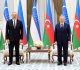 Президенти Ӯзбекистон ва Озарбойҷон дар ҳайати маҳдуд музокирот намуданд