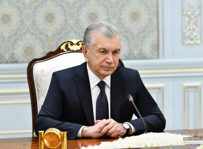 Президенти Ҷумҳурии Ӯзбекистон ҳайати ИМА-ро қабул кард 