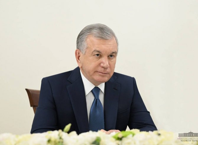 Президенти Ӯзбекистон бо Президенти Шӯрои Аврупо мулоқот анҷом дод 